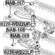 Слика 2 на чаура, раме FEBEST NAB-167