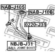 Слика 2 $на Чаура, раме FEBEST NAB-J10B