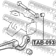 Слика 2 $на Чаура, раме FEBEST TAB-093