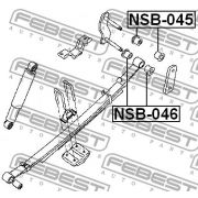 Слика 2 на чаура, ресор FEBEST NSB-046