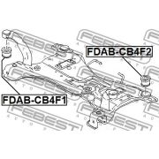 Слика 2 на Чаура за мост FEBEST FDAB-CB4F2