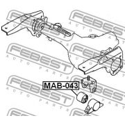 Слика 2 на Чаура за мост FEBEST MAB-043