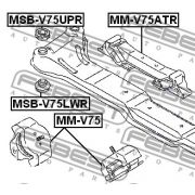 Слика 2 на Чаура за мост FEBEST MSB-V75UPR