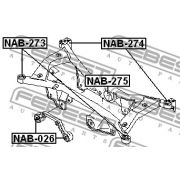 Слика 2 на Чаура за мост FEBEST NAB-274