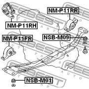 Слика 2 на Чаура за мост FEBEST NSB-M01