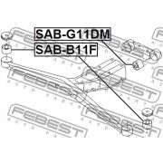 Слика 2 $на Чаура за мост FEBEST SAB-B11F