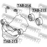 Слика 2 на Чаура за мост FEBEST TAB-315