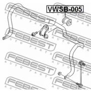 Слика 2 на Чаура за раме FEBEST VWSB-005