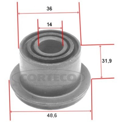 Слика на Чаура на раме CORTECO 21652441