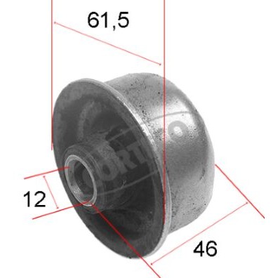 Слика на Чаура на раме CORTECO 21652972 за Ford Escort 7 Clipper (gal,anl) 1.8 TD - 90 коњи дизел