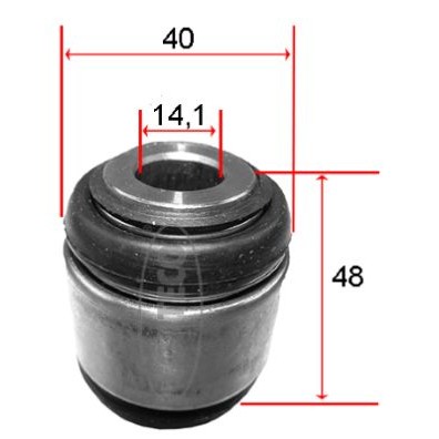 Слика на Чаура на раме CORTECO 49367512 за Jaguar XF Saloon (J05,CC9) 3.0 D - 275 коњи дизел