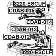 Слика 2 на Чаура на раме FEBEST CDAB-013