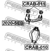 Слика 2 на Чаура на раме FEBEST CRAB-011