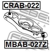 Слика 2 на Чаура на раме FEBEST CRAB-022