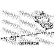 Слика 2 на Чаура на раме FEBEST CRSB-004-PCS8