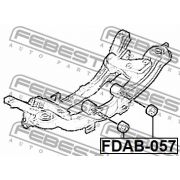 Слика 2 на Чаура на раме FEBEST FDAB-057