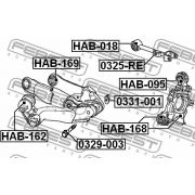 Слика 2 $на Чаура на раме FEBEST HAB-168