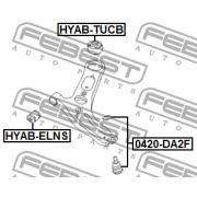 Слика 2 на Чаура на раме FEBEST HYAB-ELNS