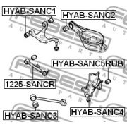 Слика 2 на Чаура на раме FEBEST HYAB-SANC5RUB