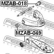 Слика 2 $на Чаура на раме FEBEST MZAB-018