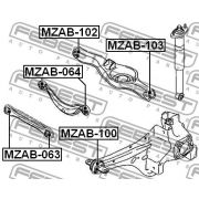 Слика 2 на Чаура на раме FEBEST MZAB-100