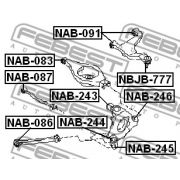 Слика 2 на Чаура на раме FEBEST NAB-087