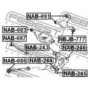 Слика 2 на Чаура на раме FEBEST NAB-091