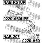 Слика 2 на Чаура на раме FEBEST NAB-207