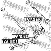 Слика 2 на Чаура на раме FEBEST TAB-141