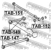 Слика 2 на Чаура на раме FEBEST TAB-149