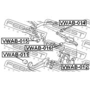 Слика 2 на Чаура на раме FEBEST VWAB-014