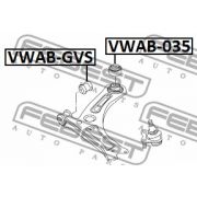 Слика 2 на Чаура на раме FEBEST VWAB-035