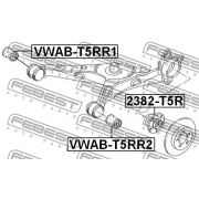 Слика 2 на Чаура на раме FEBEST VWAB-T5RR1