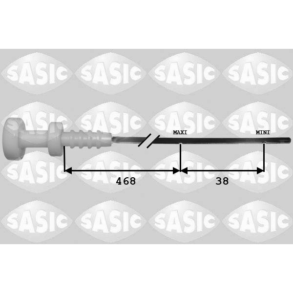 Слика на шипка за мерење на нивото на маслото SASIC 1940009 за Citroen BX Break XB 14 - 72 коњи бензин