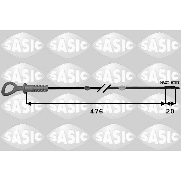 Слика на шипка за мерење на нивото на маслото SASIC 1946004
