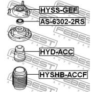 Слика 2 на шолја, амортизер FEBEST HYSS-GEF
