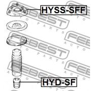 Слика 2 на шолја, амортизер FEBEST HYSS-SFF