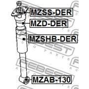 Слика 2 на шолја, амортизер FEBEST MZSS-DER