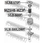 Слика 2 на шолја, амортизер FEBEST VLSS-V70F