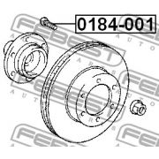 Слика 2 на шпилка главина FEBEST 0184-001