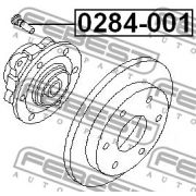 Слика 2 на шпилка главина FEBEST 0284-001