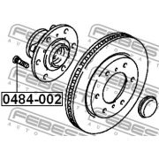 Слика 2 на шпилка главина FEBEST 0484-002