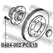 Слика 2 на шпилка главина FEBEST 0484-002-PCS10