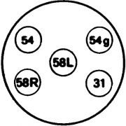 Слика 2 $на Штекер адаптер (контактна кутија) HELLA 8JB 001 940-001