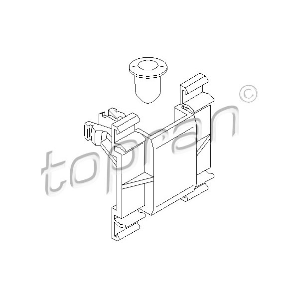 Слика на штипка (клипс) TOPRAN 103 102 за VW Golf 3 (1H1) 2.0 Syncro (1HX1) - 115 коњи бензин