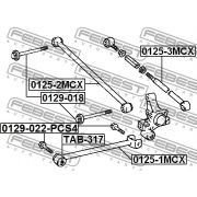 Слика 2 на штрафови за раме FEBEST 0129-022-PCS4