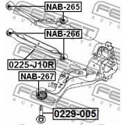 Слика 2 на штрафови за раме FEBEST 0229-005