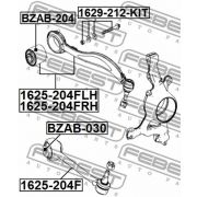 Слика 2 $на Штрафови за раме FEBEST 1629-212-KIT