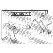 Слика 2 на штрафови за раме FEBEST 2329-007-KIT