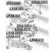 Слика 2 на штрафови за раме FEBEST 2929-002